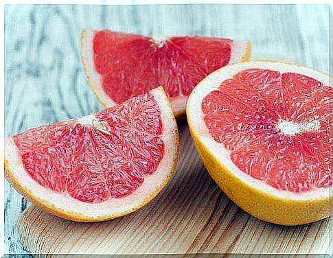 Grapefruit helps to remove toxic substances from the body.