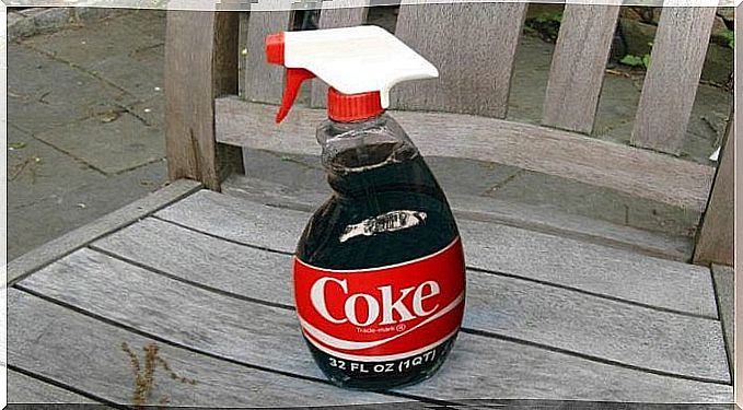 Coca-cola in a spray bottle