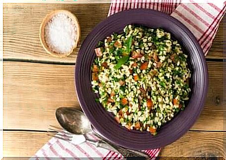 Bulgur wheat can be used to make a tasty tabbule salad, for example.