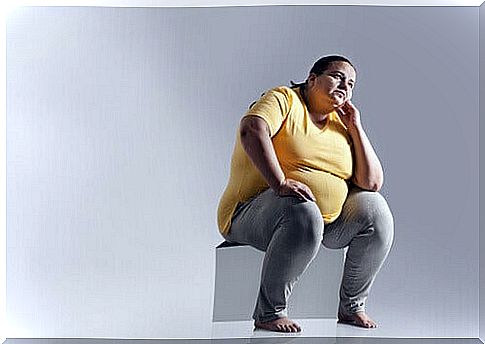 obese woman