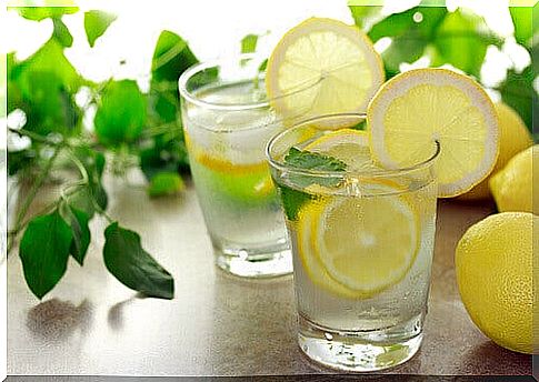 lemon water