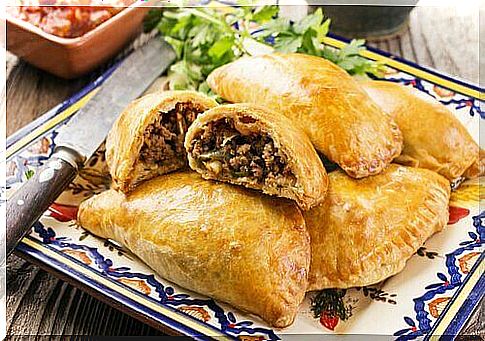 miniempanadas of minced meat