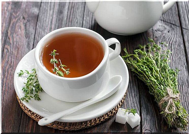 thyme tea irritating cough