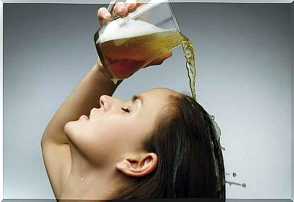 Get rid of dandruff with beer