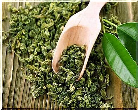 Green tea is great for treating acne.