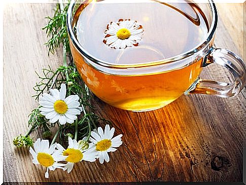 Chamomile has anti-inflammatory properties.