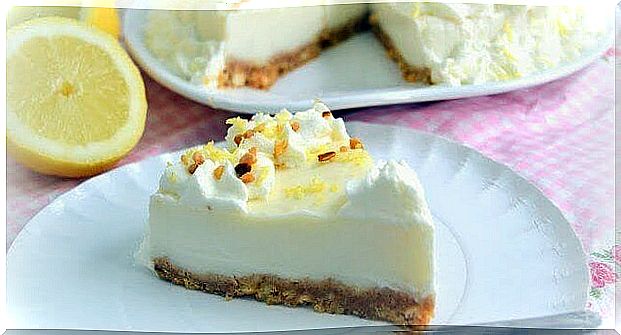 Homemade lemon pie