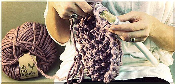 Knitting develops motor skills.